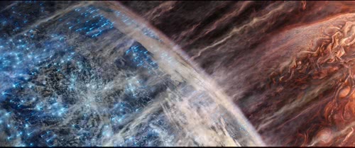 电影流浪地球带鱼屏