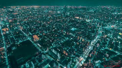 日本东京夜景4k