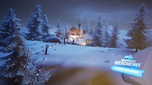 Christmas Lodge 2021 Fortnite Wallpaper