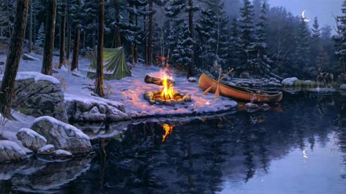Winter camping