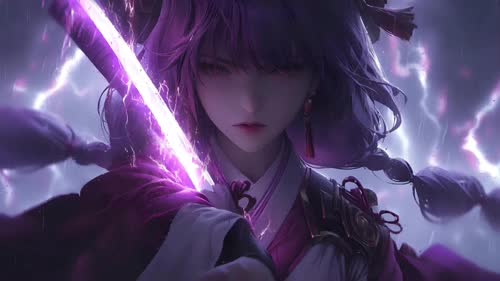 动态壁纸（紫刀）cos