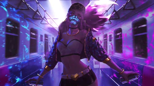 League of Legends KDA Akali Live Wallpaper