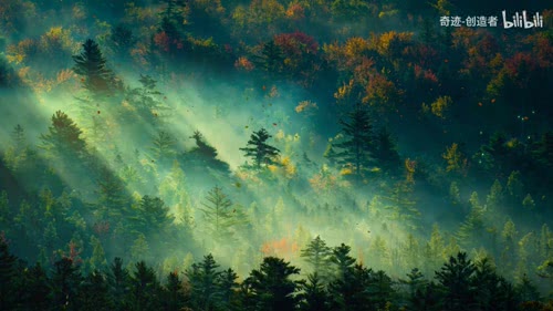 In The Early Morning Forest