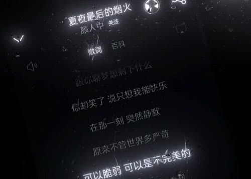 夏夜最后的烟火