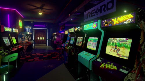 Retro Arcade Live Wallpaper Loop 2022