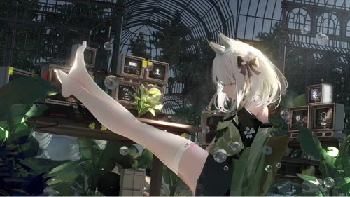 sleepy kaltsit arknights desktop wallpaper 