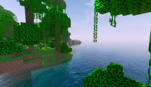 [Minecraft]森林流水