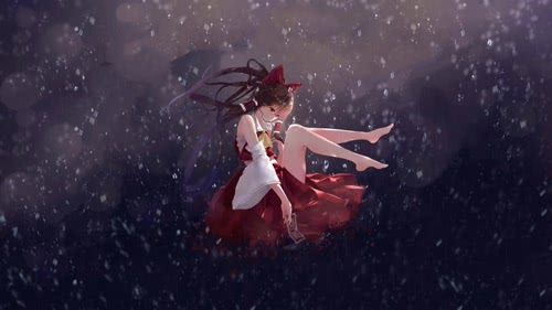 博丽灵梦无水印版(东方project动态壁纸）