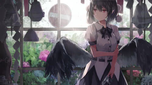 射命丸文(东方project动态壁纸）