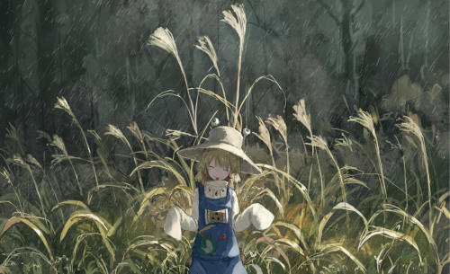 泄矢诹访子（东方project静态壁纸）