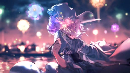 西行寺幽幽子(东方project动态壁纸）