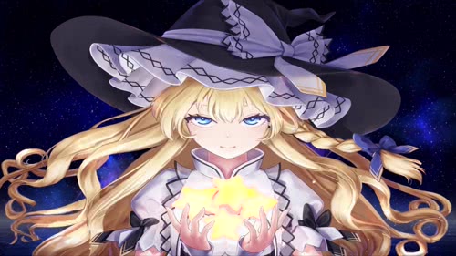 雾雨魔理沙(东方project动态壁纸）