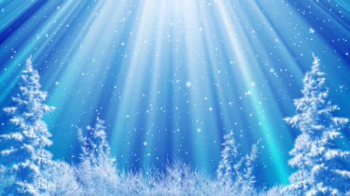 Blue Blue Christmas 4K Live Wallpaper