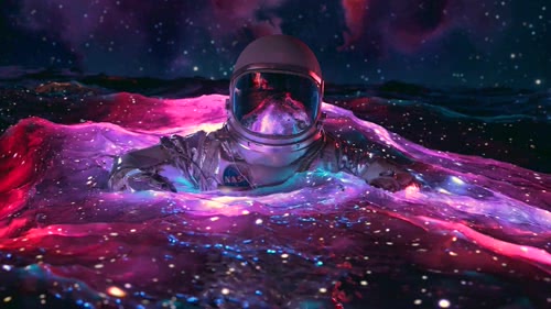  Floating in Space