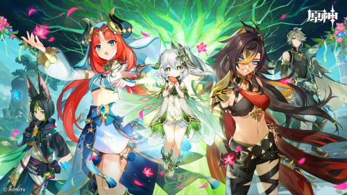 原神 须弥 5人图