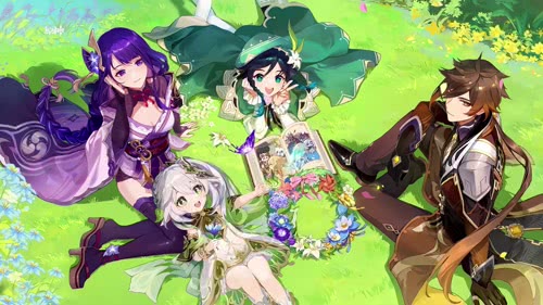 原神 二周年 四神同框1080p 