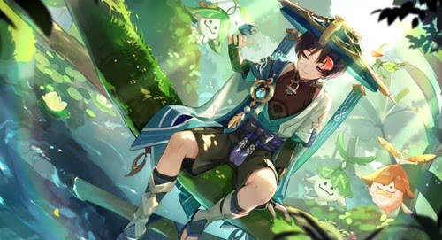 原神 散兵 瓢然踏绿菌