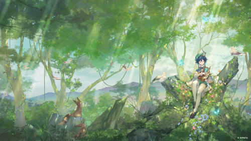 原神 温迪 和煦希望之风