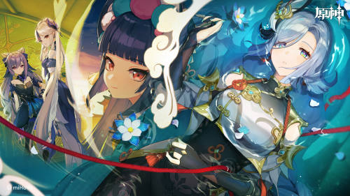 原神 璃月 4人图