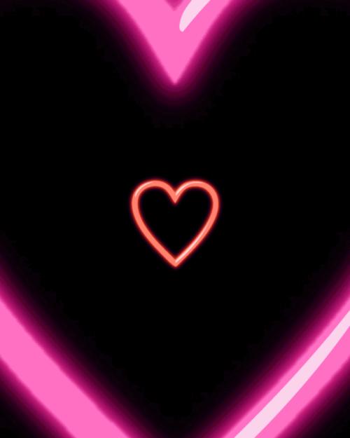 neon hearts