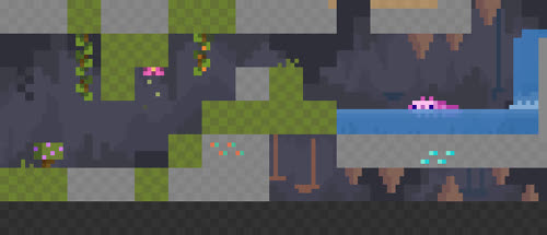 神秘美西螈（有点糊）我的世界