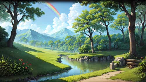 夏季绿山-抖音-桌面星球