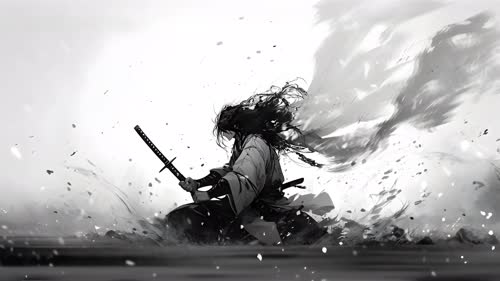 水墨风-桌面星球