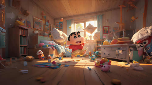 蜡笔小新2k静态-桌面星球