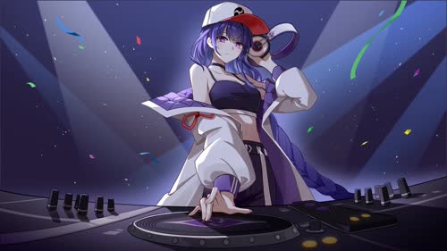 Raiden DJ (audio responsive) - Genshin Impact雷电将军