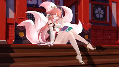 【八重神子】Yae Miko at the Shrine [2k]