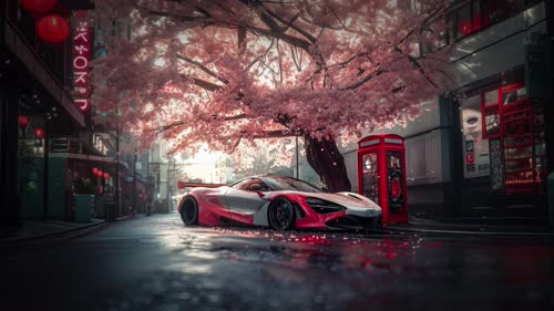 极客云 跑车4k