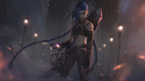 Jinx Arcane X Riot Games Live Wallpaper