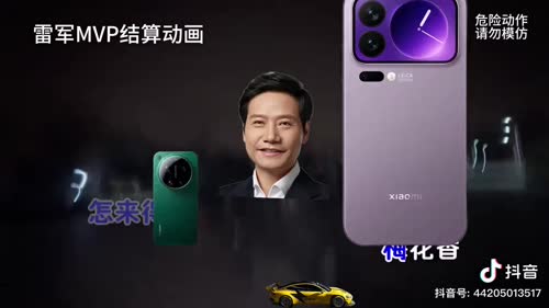 小米雷军MVP结算动画面