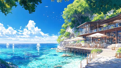 夏日海边