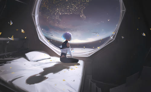 4k 赛博朋克:边缘行者 Cyberpunk Edgerunners 船舱