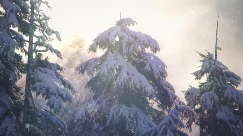Heavy Snow 4K Living Background