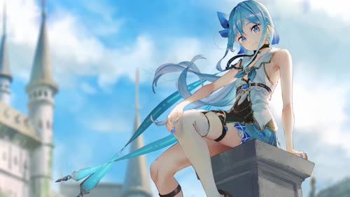 悄然离去的夏天 城堡楼顶