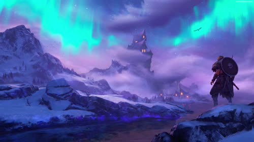  Evening Snow Assassins Creed Valhalla