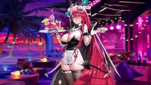 【4K】红发女仆