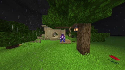 我的世界雨后秋千