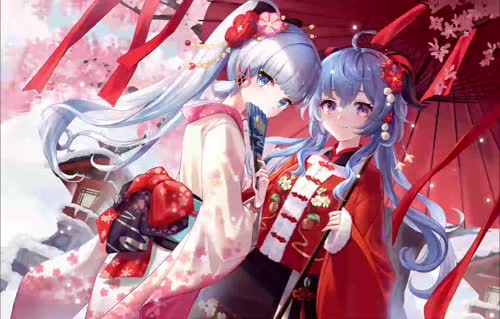 原神 甘雨和绫华