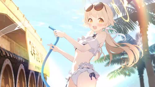 蔚蓝档案 日富美泳装