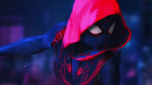  Spiderman Hooded Suit