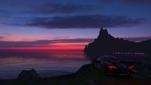 地平线4-晚霞and极光夜