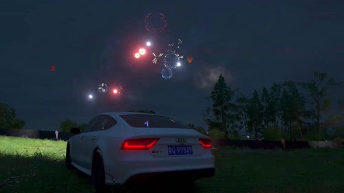 地平线-奥迪and烟花