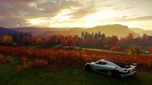 地平线-极光夜景