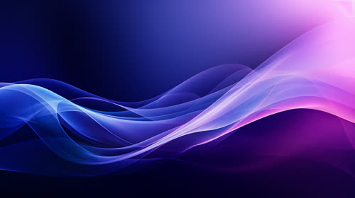 深蓝紫色渐变曲线光