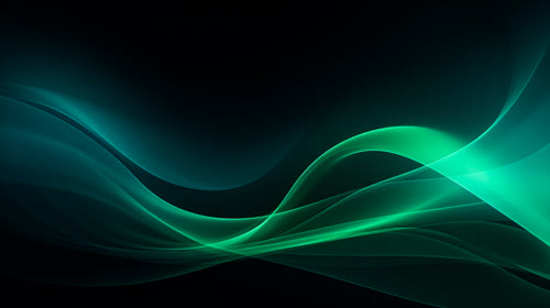 墨深绿青色渐变曲线光