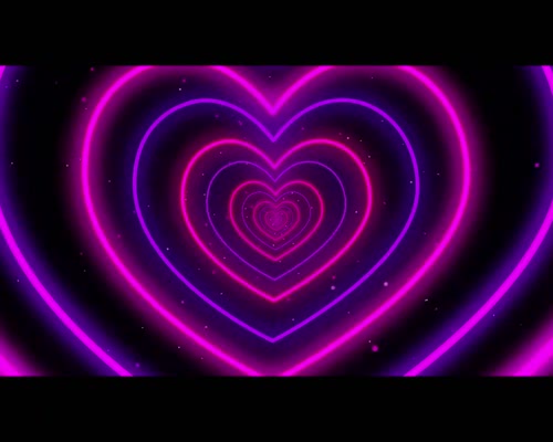 Love Heart Tunnel Particles Background 4k 1080 Tunnel Background Neon Lights Disco YouTube Profil 2