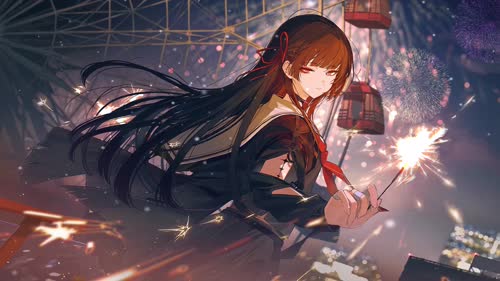 【鸣潮】千咲-夜景-摩天轮